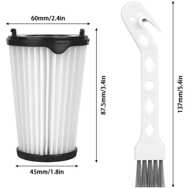8 Filtros HEPA Para Aspiradora AEG CX7 - Incluye Cepillo, Compatibles Con Varios Modelos AEG Y Electrolux