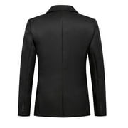 ZVNAΖH Blazer for Men, Men' Slim Fit One Button Suit Blazer Jacket Casual Party Sport Coat