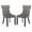 Gray & Black, variant on Tcbosik Velvet Dining Chairs Set of 2, Upholstered Kitchen Chair with Button Tufted Backrest, Side Chair for Living Room, Easy Assembly, Beige & Natural