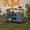Blue, variant on ZIVACATE Rolling Kitchen Island with Drop Leaf and Storage Large 53 in Movable Kitchen Carts White