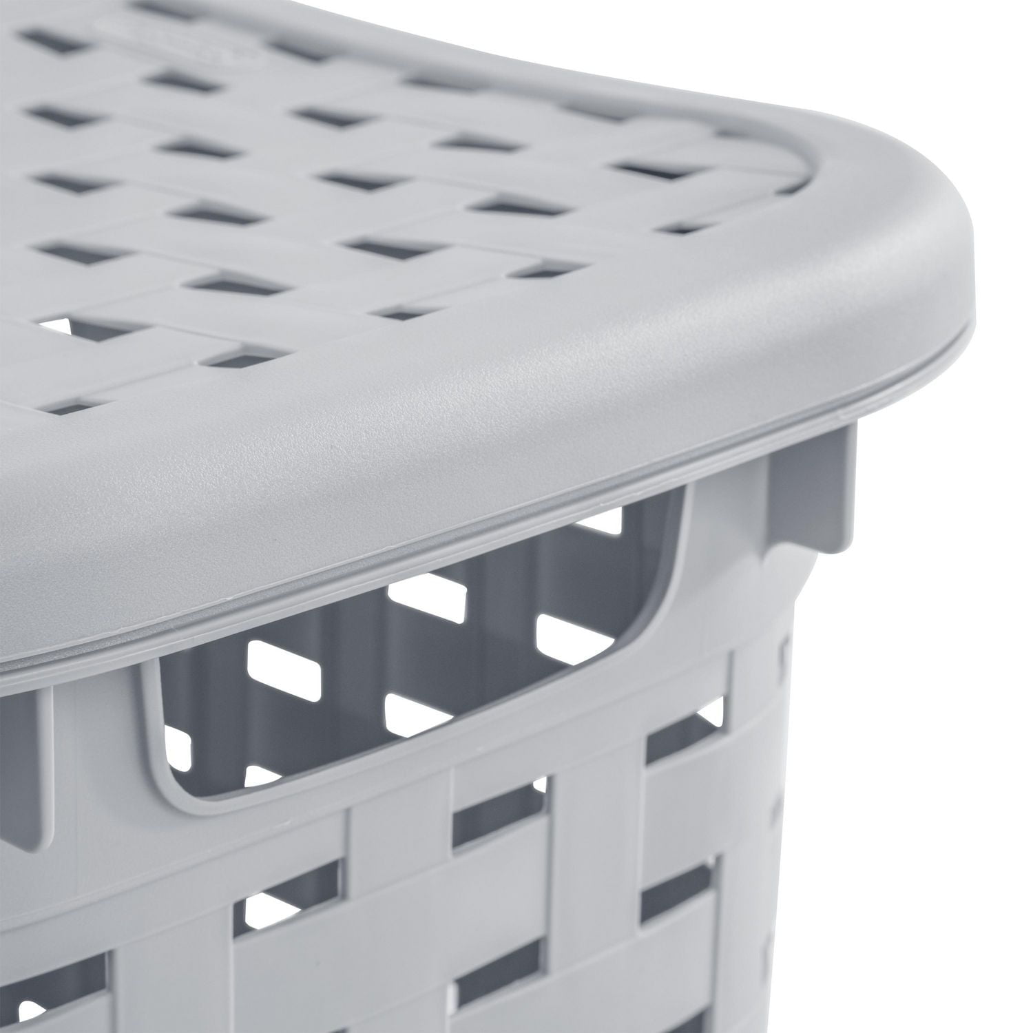Sterilite Panier à Linge Tressé, gris