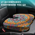 thumbnail image 4 of Premium Mandala Pattern Memory Foam Seat Cushion Ergonomic Chair Pad for Office Chair, Car, Airplane & Bleachers Sciatica, Tailbone Hip & Back Pain Relief - Chair Cushion for Long Office Workers., 4 of 5