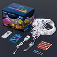 thumbnail image 7 of GUPUP 100ft Permanent Outdoor Lights, RGB Smart Eaves String Lights with 50 LEDs, App & Remote Control, IP65 Waterproof for Christmas, House Roof and Year-Round Garden Decoration, 7 of 7