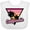 AA-White, variant on Inktastic California with Triangle and Palm Trees Boys or Girls Baby Bib