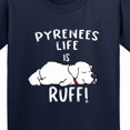 thumbnail image 4 of Inktastic Pyrenees Life is Ruff Great Pyrenees Youth T-Shirt, 4 of 5