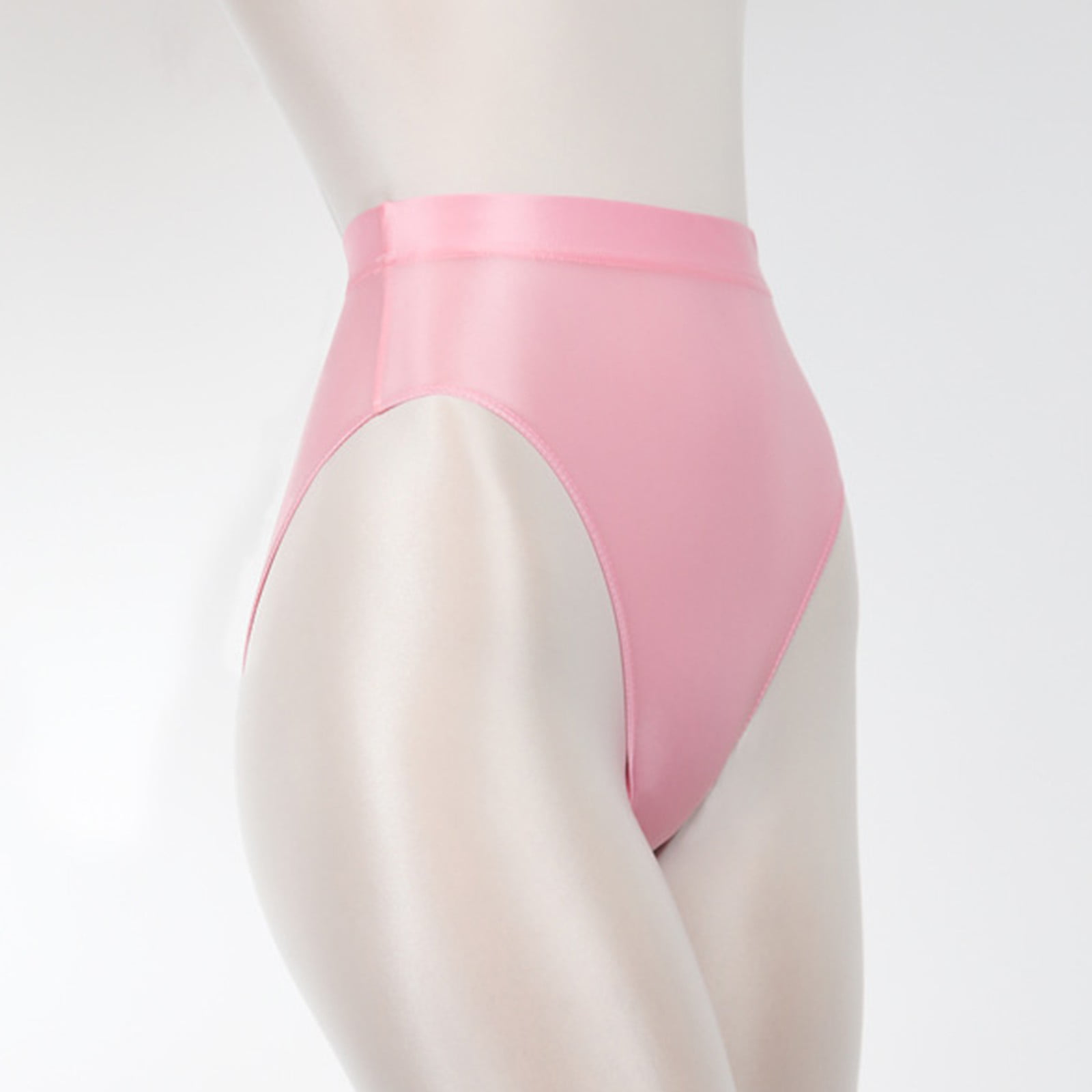 CLZOUD Underwear for Women Panties Pink Nylon Spandex Super Thin