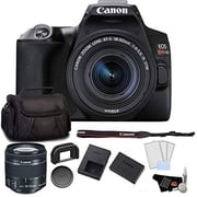 Canon EOS Rebel SL3 DSLR Camera with 18-55mm Lens (Black) Starter Bundle(International Model)