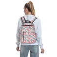 thumbnail image 5 of Yiaed Flower Leaves Print Lightweight Backpack Travel Backpacks Hiking Daypack for Women Men, 5 of 5