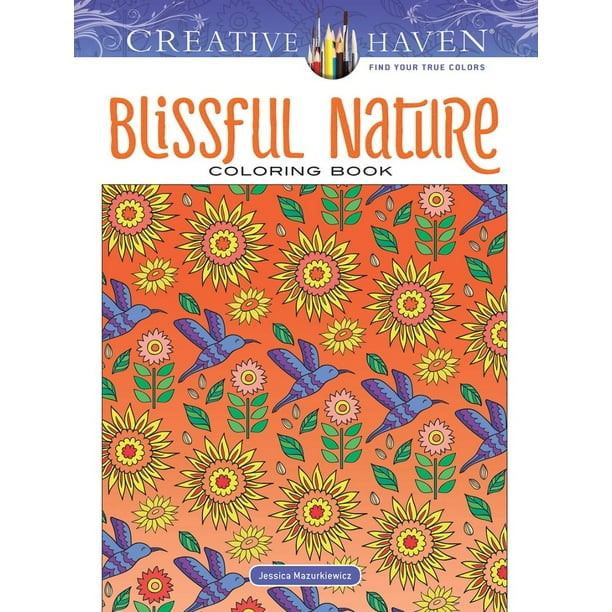 Dover Publications Blissful Nature Adult Coloring Book