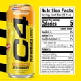 thumbnail image 4 of C4 Performance Energy Drink, Hawaiian Pineapple Popsicle Flavor, Zero Sugar, Carbonated, 16 oz can (12 Pack), 4 of 8