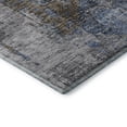 thumbnail image 3 of Addison Rugs Mayfield Premium Machine Washable Traditional Global Blue Round Rug, 8' x 8', 3 of 5