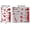 F, variant on Halloween Window Clings Bloody Handprint Halloween Window Cling Scary Halloween Window Decal Floor Clings Spooky Halloween Window Clings Decorations