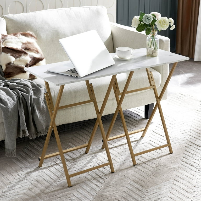 Folding tray table set of 2 sale