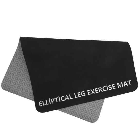 OUNONA Treadmills Shock-Absorbing Pad Black Non-Slip Exercise Mat PU Vibration Pad Noise Cancelling Floor Protector Anti-Vibration Pads for Gym