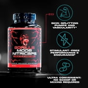 Gorilla Mode Nitricaps, Stimulant-Free Pre-Workout Capsules, 120 Capsules