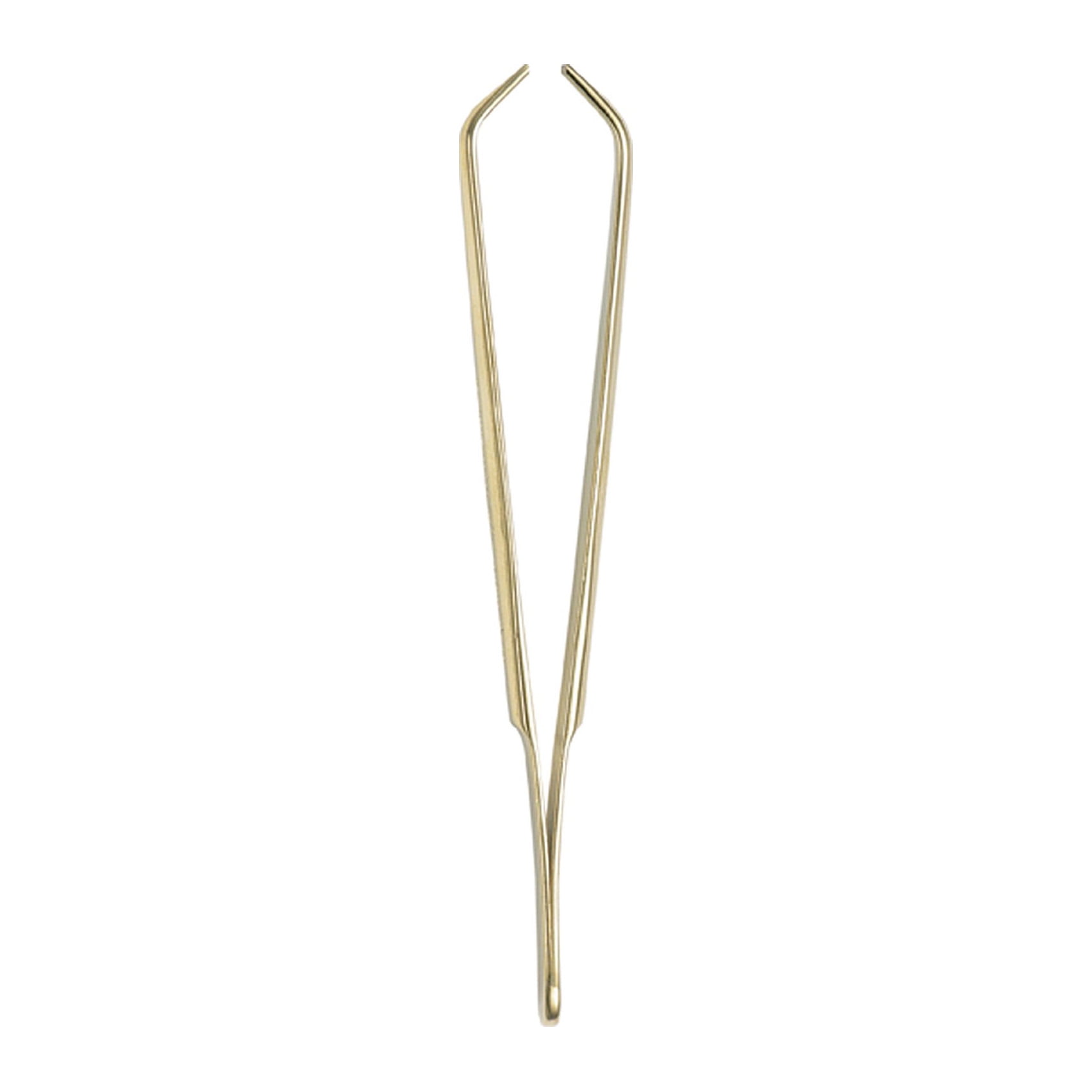 Pfeilring Eyebrow Tweezers Jaw Clamp 24K Gold Plated 3.25in 1850G