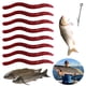 thumbnail image 5 of Señuelos Gusano Blandos Pesca Cebo Lombriz Tierra 50/100 Piezas para Carpa Lubina Rojo, 5 of 9