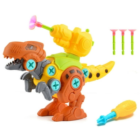 

ZUARFY 3D Dinosaur Assembly DIY Toy Puzzle Assembled Blocks Game Toy Set Screw Nut Combination Toy for Kids