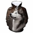 thumbnail image 5 of Sudadera con capucha de husky siberiano, linda sudadera con capucha con estampado 3D de perro, ropa de calle para hombres y mujeres, sudaderas de manga larga de otoño, abrigo para niños, 5 of 5