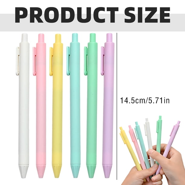 ぺぇご ZXNWN Gel Pens Cute Colored Pens 1pc Macaron Retractable Ink Pen