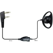 Retevis Walkie Talkies Earpiece 2 Pin D Shape Headset Earpiece for Baofeng UV-5R Retevis RT27 RT22 Kenwood 2 Way Radios