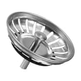 thumbnail image 4 of Colador de fregadero, escurridor de fregadero, flujo rápido, borde ancho grande, tapón de fregadero de repuesto, pantalla profunda de acero, tapón de 82mm, 4 of 9
