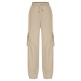 thumbnail image 6 of vigerkar Women's Cargo Pants Waterproof Joggers Hiking Pants for Womens Clothes (Khaki, XXL), 6 of 6