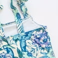 thumbnail image 6 of Odeerbi Kids Girls Floral One-piece Swimsuit Cute Flower Print Swimsuit Frenulum One-piece Bikini Toddler Kids Baby 2025 Fashion Swimwear Blue 11-12 Years, 6 of 6