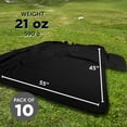 thumbnail image 5 of Roll Up Picnic Blankets Set of 10, Bulk Pack - Great outdoor blanket for Camping, Picnic, Beach, Sports, Outdoor Activities - Black, 5 of 5