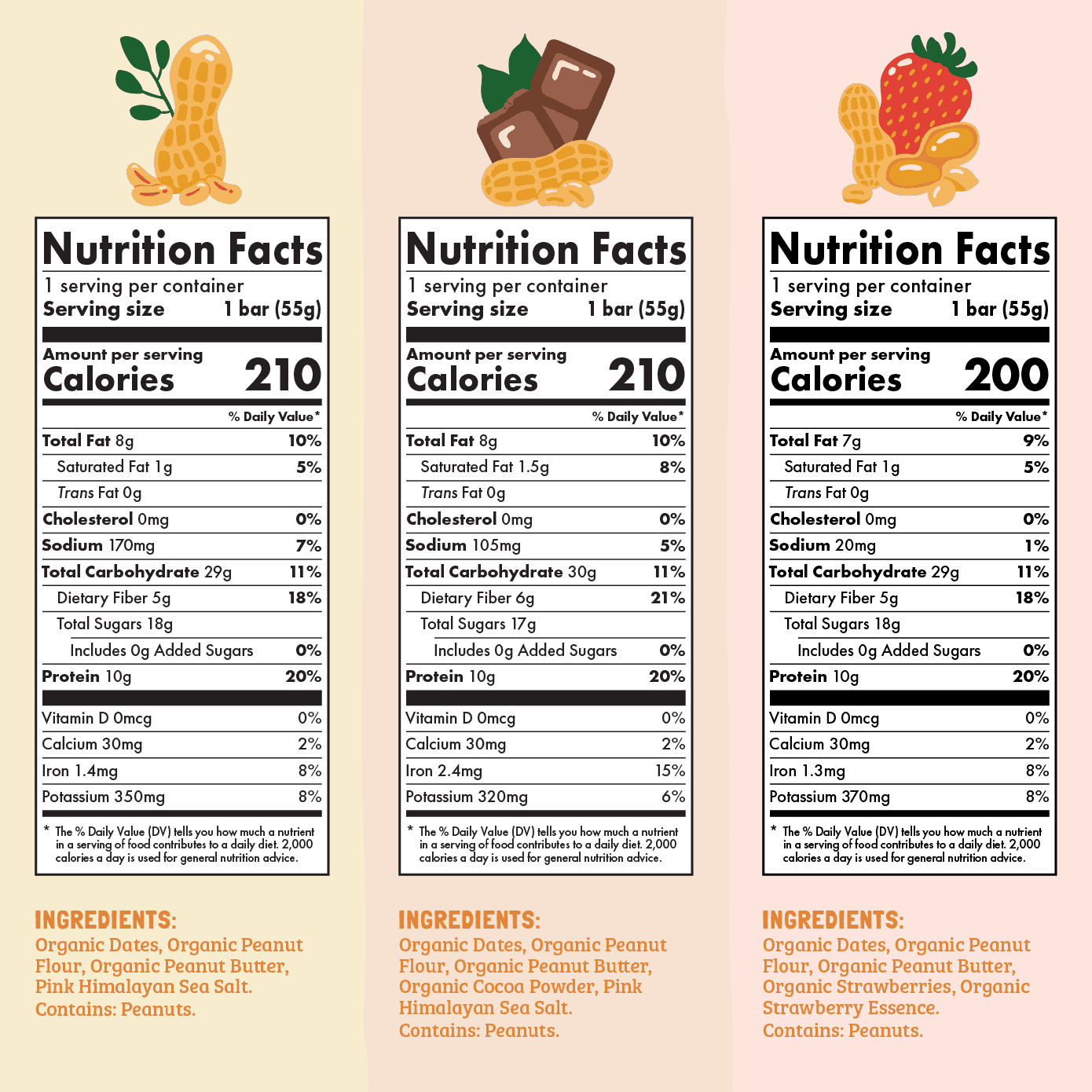 Skout Organic Peanut Butter & Jelly Plant-Based Protein Bars - 12 Pack