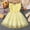 Yellow, variant on Dpytoraw Girls Birthday Party Dress Buterfly Dasy Polka Dots Embroidery Princess Tule Wedding Evening Gown Girls Sleeveless Party Dresses,Yellow Size 5-6 Years