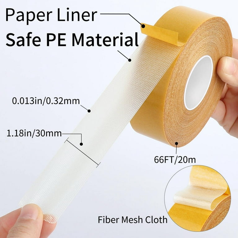 Double Sided Adhesive Tape Super Strong Transparent Heavy Duty
