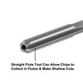 thumbnail image 3 of Uxcell Accuracy Straight Flutes HSS Lathe Machine Chucking Reamers 2Pcs 3/16", 3 of 6