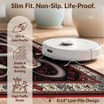 thumbnail image 6 of Design&I 8'x10' Washable Area Rug Extra Large Skid-Resistant Low Profile Snake Serpent Round Gothic Intertwined Spotted Scale Motif Coiled for Living Room, Family, 6 of 7