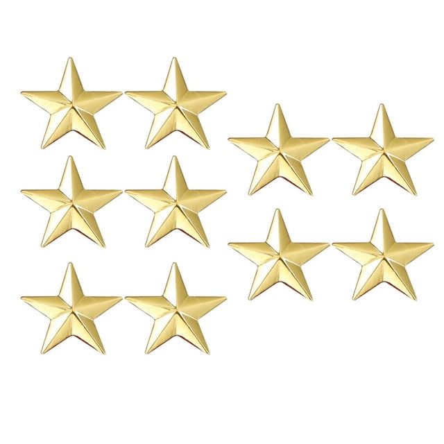 10 Uds. Broche de estrella, , camisa, Pin, dijes de ramillete, insignia Zulema Broche de estrella