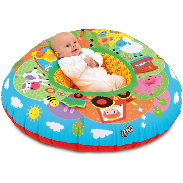 Galt Toys, Playnest - Farm, Baby Activity Center & Floor Seat, Multicolor
