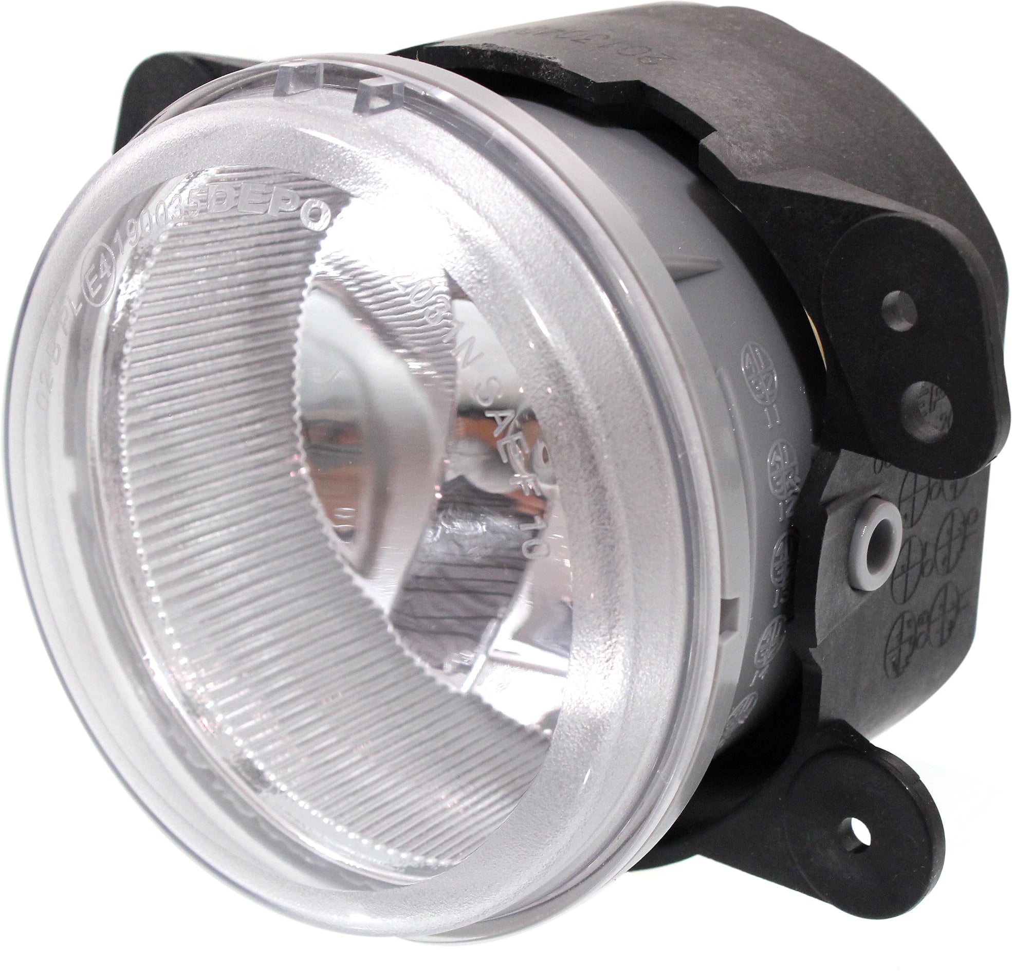 Garage-Pro Front Fog Light Set of 2 Compatible With 2010-2020 Dodge Journey, Fits 2010-2022 Jeep Wrangler OE comparable Halogen With bulbs Driver and Passenger Side CAPA