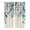 Blue, variant on Blue Teal Eucalyptus Leaves Kitchen Curtains 63 Inch Length, Watercolor Vintage Botanical Grommet Top Bedroom Living Room Curtains, Light Filtering Cafe Curtain Drapes 2 Panels Set 84''x63''