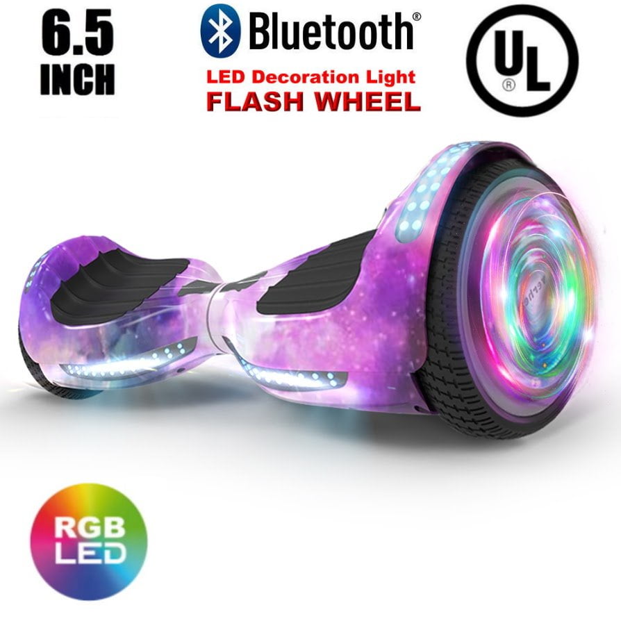 Flash Wheel Hoverboard 6.5" Bluetooth Speaker with LED Light Self