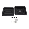 thumbnail image 2 of RV Air Vent Fan, 8.1 X 7.3in RV Side Vent Fan Heavy Duty ABS Black Easy Install with Protective Mesh for RV Trailer Bathroom Kitchen, 2 of 7