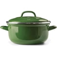 thumbnail image 1 of BK, Casserole Ronde Émaillée Indigo avec Couvercle - 20 Cm/2,5 Litre, Vert, 1 of 8