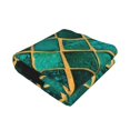 thumbnail image 2 of KLL Green Mosaic Glass Print Fleece Throw Blanket, Horizontal Fleece Bedding Cute Soft Blankets Comfy Fleece Flannel Plush Home Decor for Couch & Bed -50"x40", 2 of 9