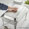 thumbnail image 2 of TrueCraftware- 8 Qt. Full Size Stainless Steel Dome/Chafer Cover with Chrome Plated Handle- Food Warmer Chafers and Buffet Warmer Cover for Catering Event Party Holiday Buffet Weddings Catering, 2 of 6