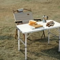 thumbnail image 5 of Resenko's Premium Aluminum Folding Table, Large Size For Home Use, Durable Construction With White Finish, Portable, Multi-Purpose, White, 5 of 12