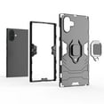 thumbnail image 3 of Heavy Duty Case For iPhone 16 Armor Phone Case with Metal Ring Hidden Kickstand, Military Grade Shockproof Rugged Protective Cover for For iPhone 16,Black, 3 of 11