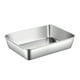 thumbnail image 2 of Caja De Preparación De Acero Inoxidable, Recipiente Rectangular Para Alimentos, Apto Para Refrigerador Y Horno, Tapa Transparente Para Mantener La Frescura, 2 of 8