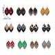 thumbnail image 4 of Qarigey Pendientes con estampado de leopardo, colgantes para niñas, adornos para el cuerpo, gotas para las orejas de cuero Type6 NO6, 4 of 6