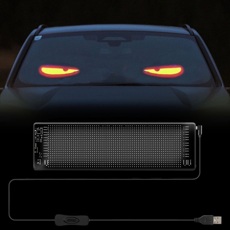 Flexible LED Display for Car,Programmable LED Matrix Panel,USB 5V