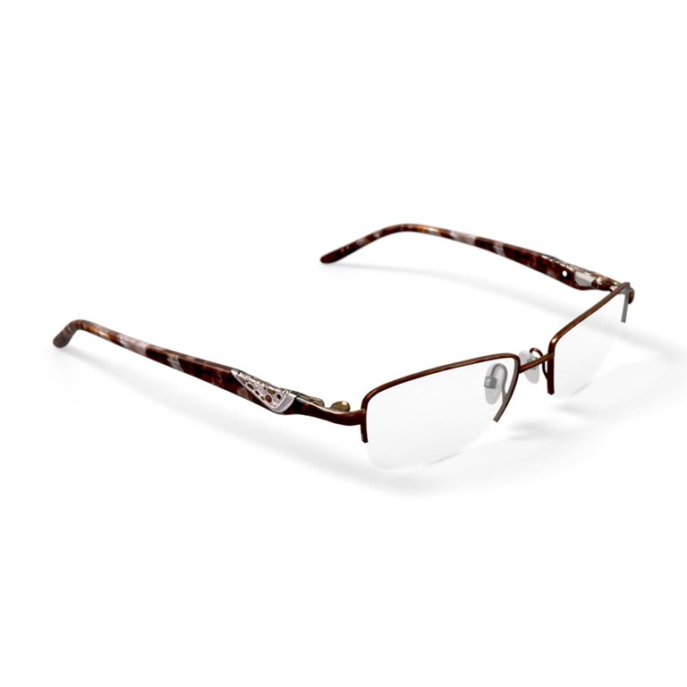 EasyClip Women's S3208 Rectangular Prescription Eyeglasses with