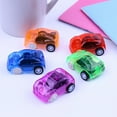 thumbnail image 3 of 25 piezas de simulación de coches de plástico con retroceso, minimodelos de coches de juguete para niños, juguetes de aprendizaje temprano con fricción (color aleatorio), 3 of 5